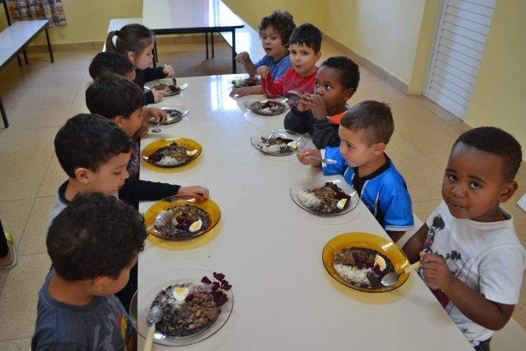  Merenda escolar pode ser uma aliada no combate à obesidade infantil - (Foto: Janine Tomberg/Prefeitura de Pelotas-RS)