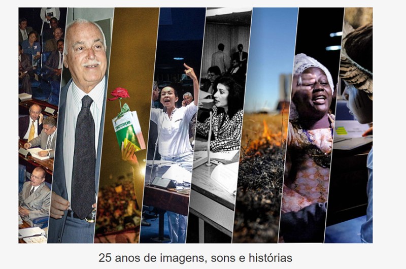 Exposição digital marca os 25 anos da Agência Senado e da Rádio Senado
