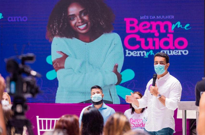 Prefeito JHC destacou a iniciativa do Município em garantir porcentagem das moradias para mulheres vítimas de violência. Foto: Edvan Ferreira / Secom Maceió