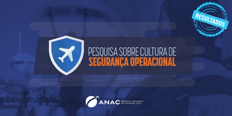 A Agência Nacional de Aviação Civil (ANAC) divulga, nesta sexta-feira, 1º de abril, os resultados da pesquisa sobre cultura de segurança operacional na aviação civil. Realizada entre maio e julho de 2021 e baseada na ferramenta do Grupo de Colaboração Int