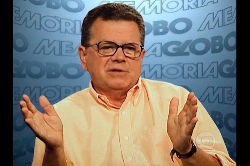 O jornalista Alberico de Souza Cruz faleceu nesta terça-feira - Reprodução/TV Globo