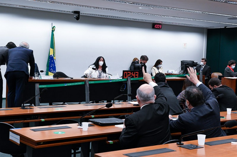 A senadora Rose de Freitas comanda a reunião da CMO na manhã desta quinta - Roque de Sá/Agência Senado