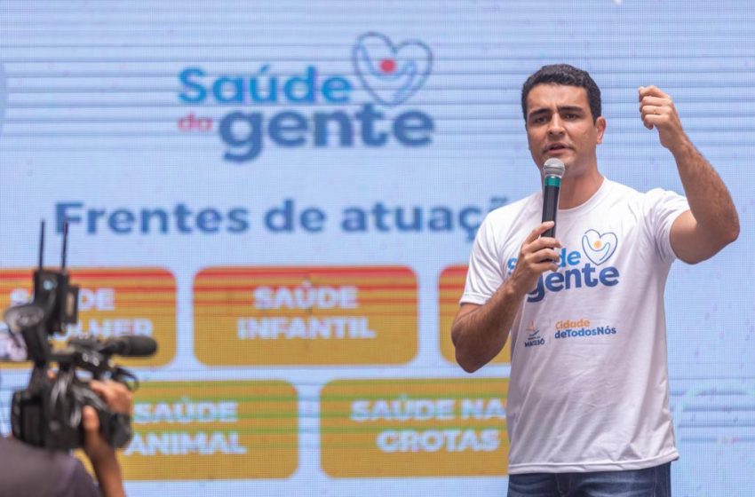 Prefeito JHC destacou que o Saúde da Gente vai melhorar os indicadores da Atenção Primária. Foto: Itawi Albuquerque / Secom Maceió