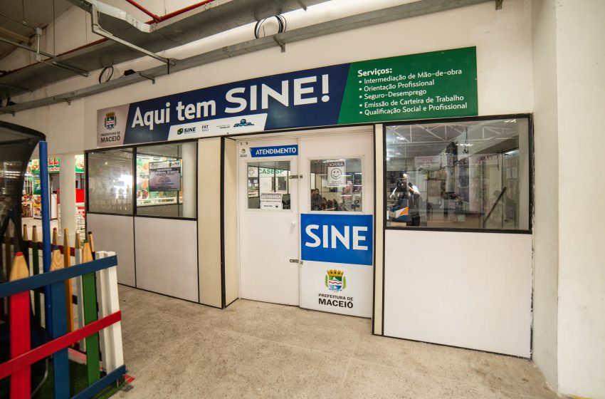 Sine Maceió oferta 100 vagas de empregos nesta segunda (20).Foto: Juliete Santos/Secom Maceió