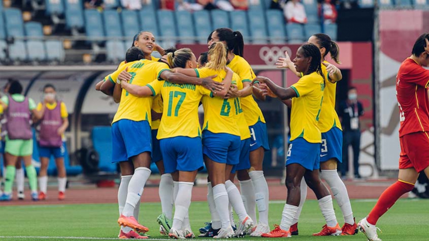 Brasil goleia a China em sua estreia nos Jogos Olímpicos