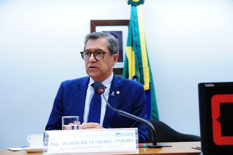 Deputado Vilson da Fetaemg, relator do projeto de lei - (Foto: Billy Boss/Câmara dos Deputados)