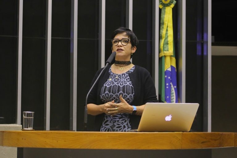 Deputada Alê Silva, autora do projeto - (Foto: Paulo Sérgio/Câmara dos Deputados)