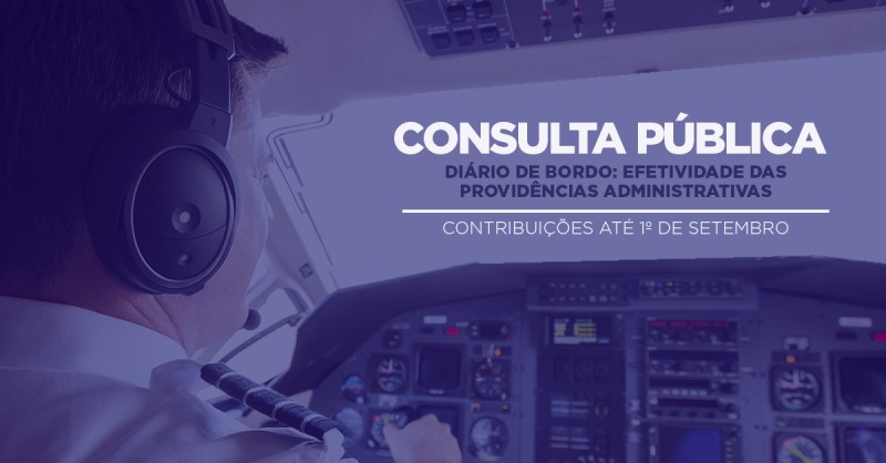 A Resolução nº 457, de 20 de dezembro de 2017, que normatiza as providências administrativas para a utilização do Diário de Bordo (DB), é submetida à Consulta Pública nº 11/2022, por prazo de 45 dias, de 18 de julho até 1º de setembro. O objetivo é levar 