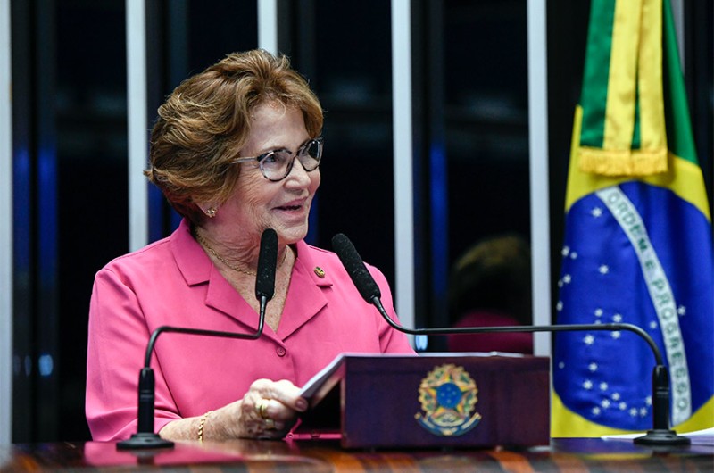 Relatora, Nilda Gondim defendeu em Plenário a aprovação do projeto, que segue para sanção - Jefferson Rudy/Agência Senado