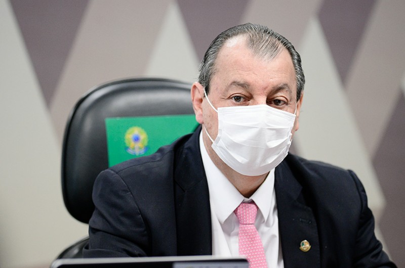 Presidente da CPI da Pandemia, Omar Aziz destaca que a comissão tem sete frentes de investigação - Pedro França/Agência Senado