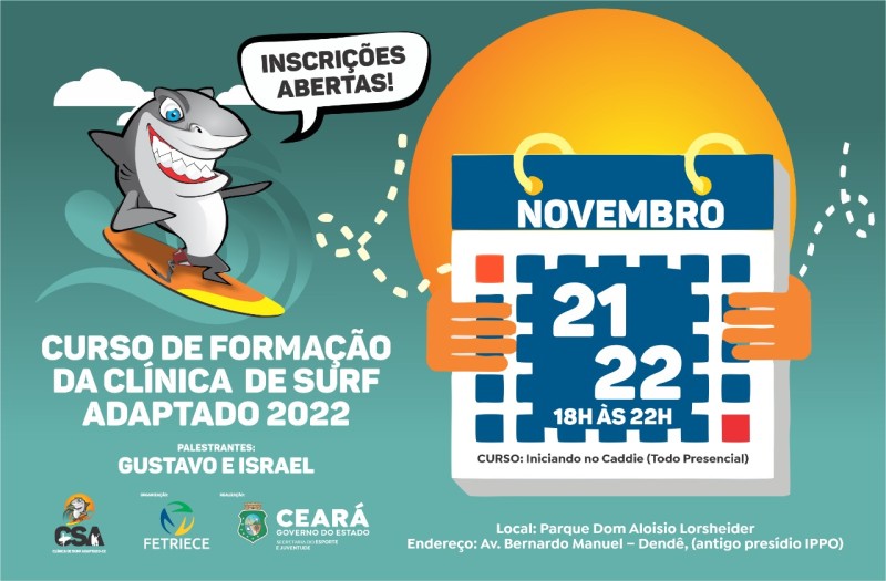 Sejuv realiza Curso de Formação da Clínica de Surf Adaptado 2022