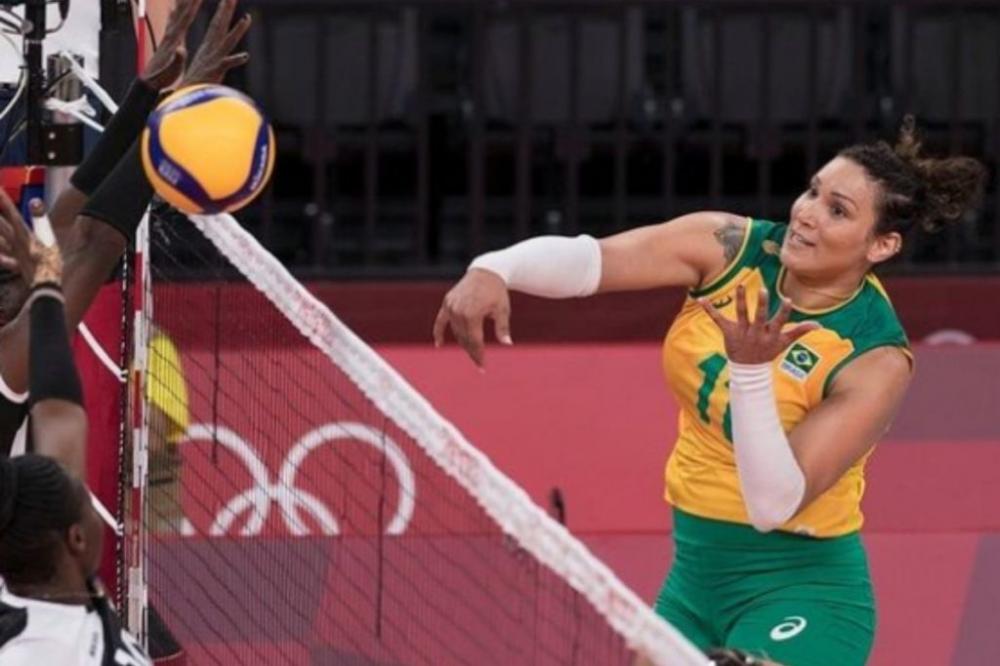Jogadora da seleção feminina de vôlei é suspensa do Jogos Olímpicos