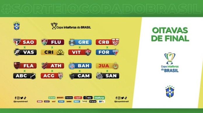 O calendário da CBF prevê que os jogos de ida e volta das oitavas