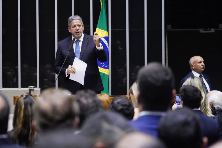 Lira: democracia está em pleno funcionamento - (Foto: Pablo Valadares/Câmara dos Deputados)