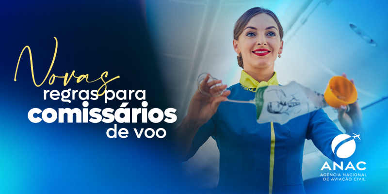 A Agência Nacional de Aviação Civil (ANAC) aprovou na terça-feira, 7 de fevereiro, o novo Regulamento Brasileiro de Aviação Civil (RBAC) nº 63, que trata dos requisitos para concessão de licenças a mecânicos e comissários de voo. Em substituição ao Regula