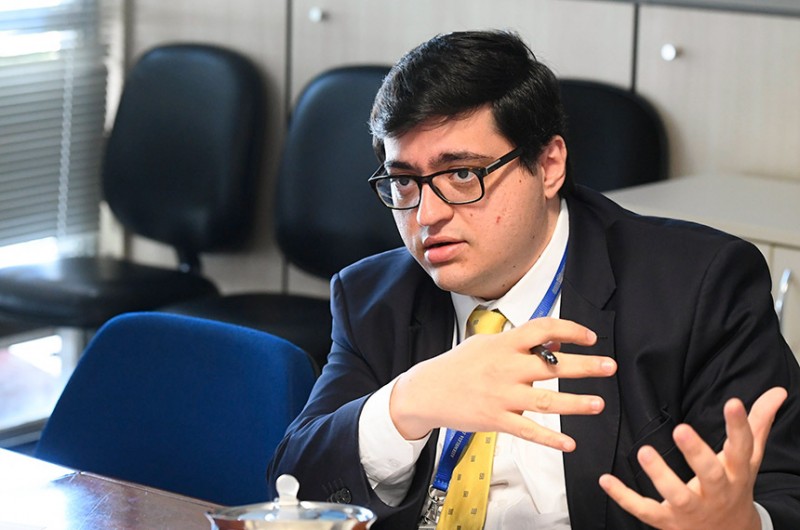 Relatório divulgado pela IFI este mês aponta para desacelaração do crescimento no próximo ano. Felipe Salto, diretor executivo da instituição, alerta que risco fiscal dificulta controle da inflação pelo BC - Marcos Oliveira/Ag?ia Senado
