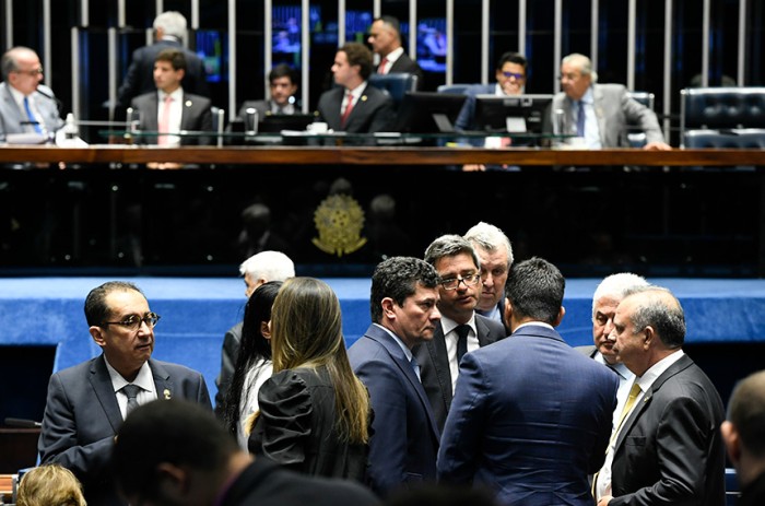 Os dois projetos que autorizam operações de crédito foram aprovados após tentativa de obstrução pela oposição - Jefferson Rudy/Agência Senado