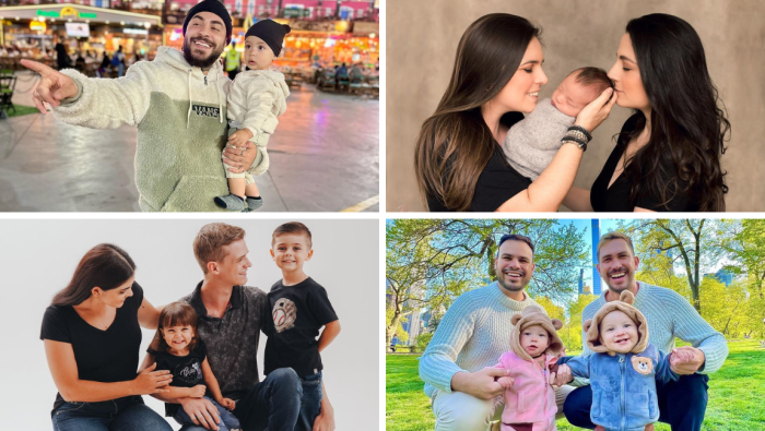 Roberto Bete, Duas Mães do Benjamin, família Braun e 2 de Pais. Crédito: divulgação Instagram