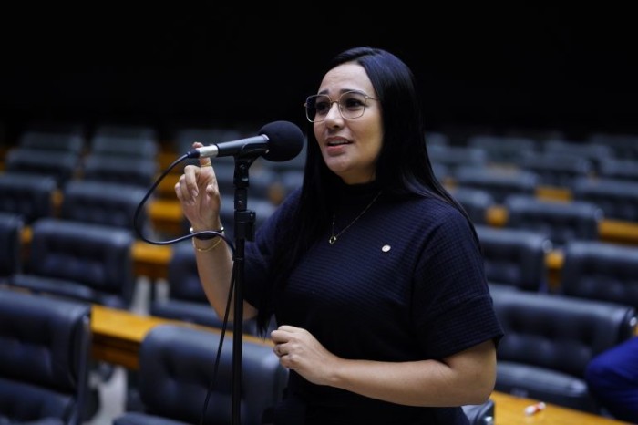 Dayany Bittencourt recomendou a aprovação da proposta - (Foto: Pablo Valadares/Câmara dos Deputados)