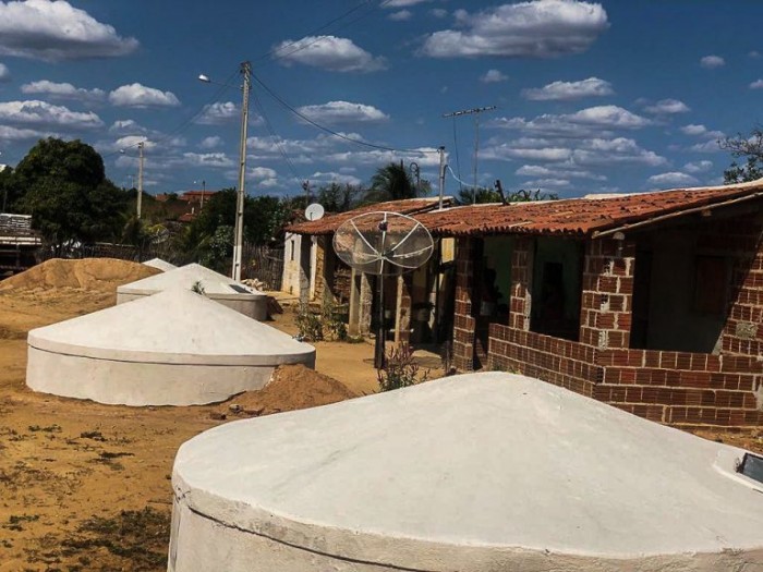 Entre as ações do DNOCS está a instalação de cisternas - (Foto: Divulgação/TV Brasil)