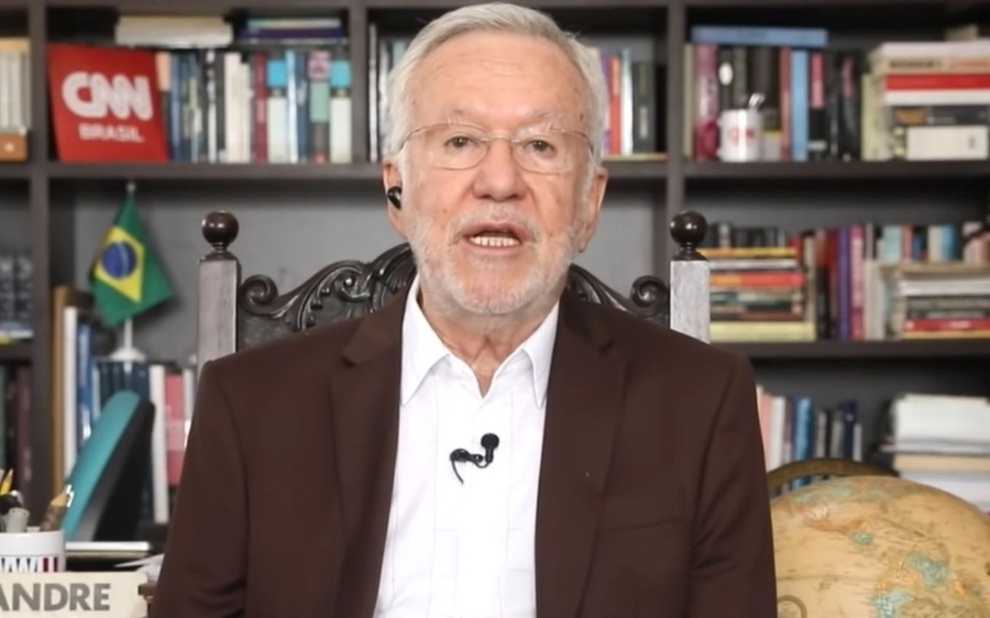 Jornalista foi desmentido ao vivo após uma fala no quadro 'Liberdade de Opinião' Foto: Reprodução