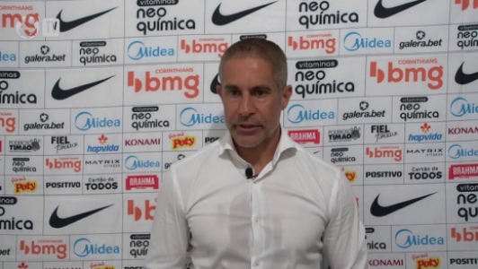 Sylvinho se diz triste após empate entre Corinthians 1x0 Fluminense
