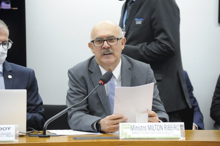 Milton Ribeiro voltou a criticar Paulo Freire na audiência - (Foto: Gustavo Sales/Câmara dos Deputados)