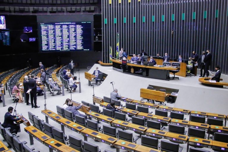 Sessão virtual do Plenário - (Foto: Marina Ramos/Câmara dos Deputados)