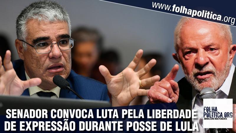 Senador Girão convoca luta pela liberdade de expressão em meio à posse de Lula: ‘Vamos combater o...