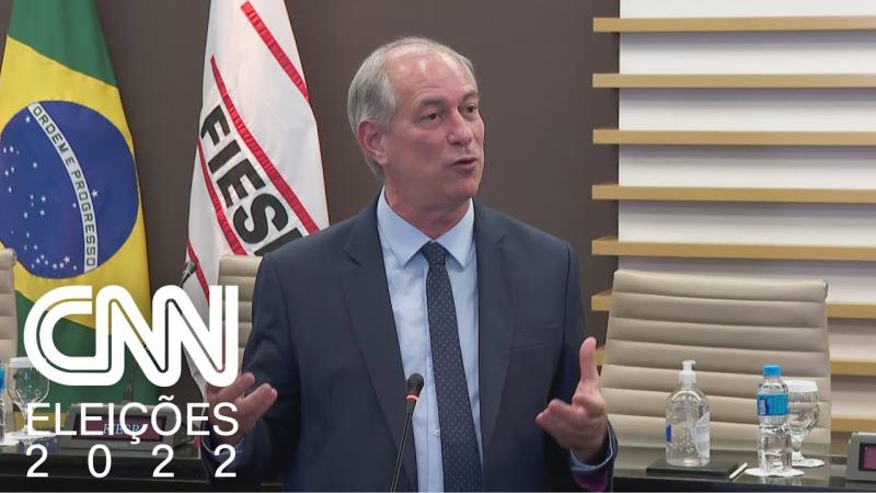 Ciro Gomes diz ser a única opção contra a polarização no Brasil 
