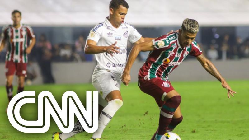 Brasileirão: Santos e Fluminense ficam no 2 a 2 na Vila Belmiro