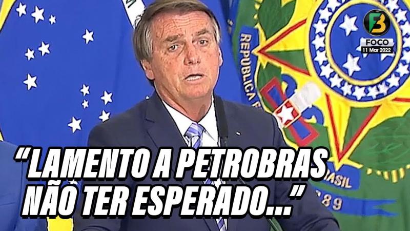 Bolsonaro critica Petrobras, agradece Câmara e se pronuncia em cerimônia no planalto