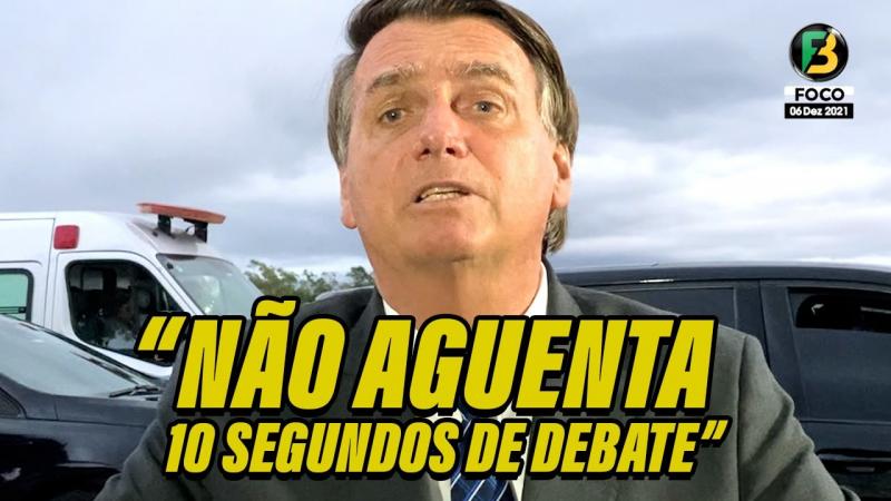 Bolsonaro: Moro não aguenta 10 segundos de debate