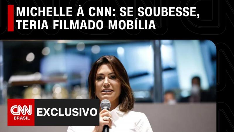 Entrevista de Michelle Bolsonaro à CNN