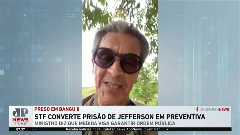 STF converte prisão de Roberto Jefferson em prisão preventiva