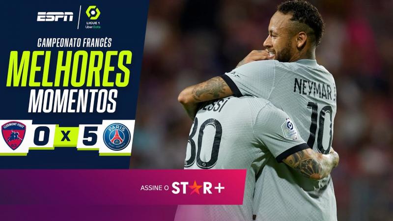 MESSI FAZ GOL DE BICICLETA, NEYMAR DÁ TRÊS ASSISTÊNCIAS, E PSG VENCE CLERMONT 