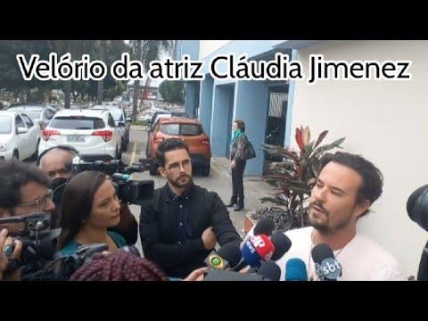 Exclusivo! Imagens do velório da atriz Cláudia Jimenez.