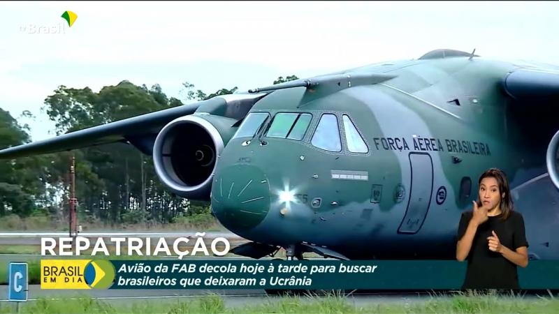 Avião da FAB resgata brasileiros na Ucrânia
