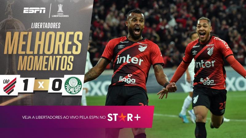 ATHLETICO-PR VENCE PALMEIRAS COM 1 A MENOS E SAI NA FRENTE POR VAGA NA FINAL DA LIBERTADORES