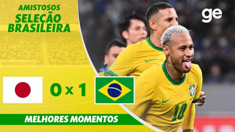 JAPÃO 0 X 1 BRASIL | MELHORES MOMENTOS | AMISTOSOS DA SELEÇÃO BRASILEIRA 2022