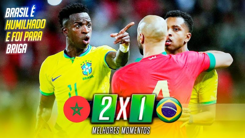 Brasil perde para Marrocos 