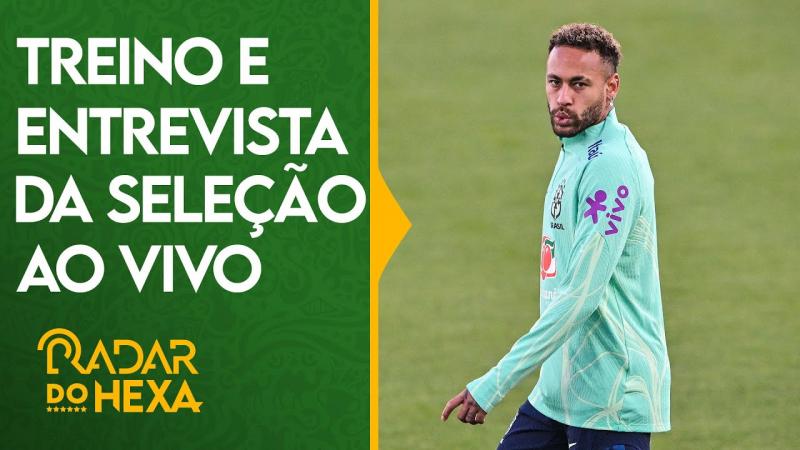 ENTREVISTA COLETIVA DE RODRYGO E MARQUINHOS AO VIVO E TREINO DA SELEÇÃO BRASILEIRA 