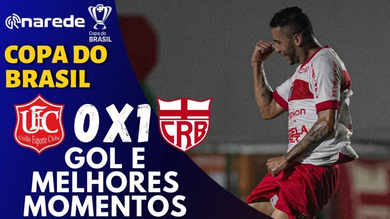 CRB VENCE UNIÃO MT E AVANÇA NA COPA DO BRASIL UNIÃO MT 0 X 1 CRB