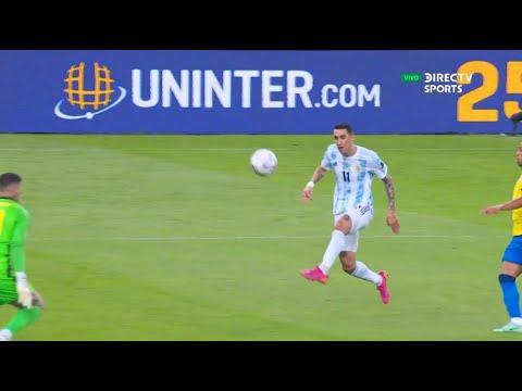 Di María marca único gol para Argentina se sagrar Campeã 