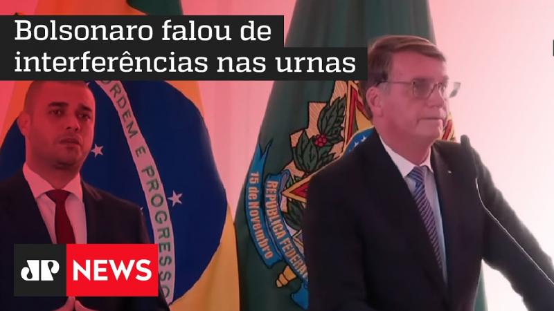 Bolsonaro diz ter quase 100 vídeos de pessoas que tentaram votar nele e não conseguirem