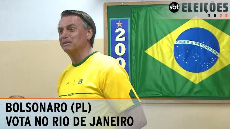 Bolsonaro (PL) vota no Rio de Janeiro: 