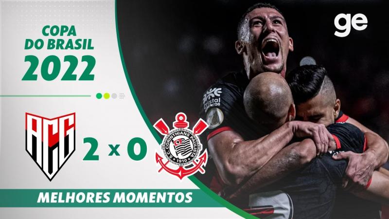 ATLÉTICO-GO 2 X 0 CORINTHIANS | MELHORES MOMENTOS | QUARTAS DE FINAL COPA DO BRASIL 2022