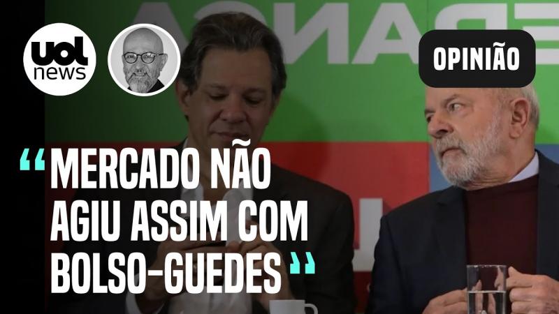 Josias: Mercado age com Lula-Haddad de forma inversa ao que fez com Bolsonaro-Guedes