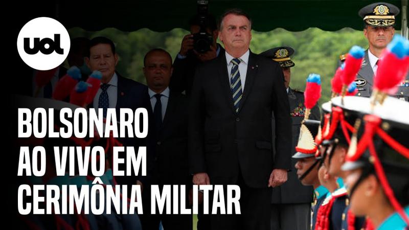 Bolsonaro participa de evento militar no interior de São Paulo; acompanhe a cerimônia