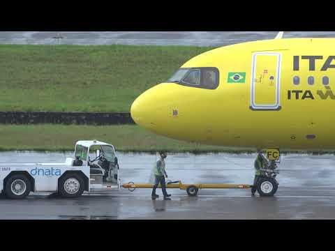 Confira o voo inaugural e batismo Itapemirim (ita) em Maceió.